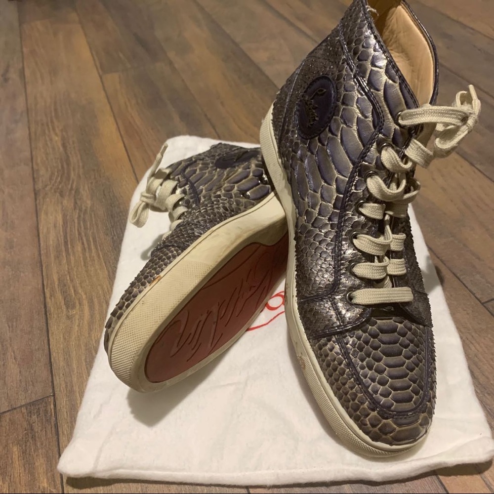 Christian Louboutin Men’s high top sneaker